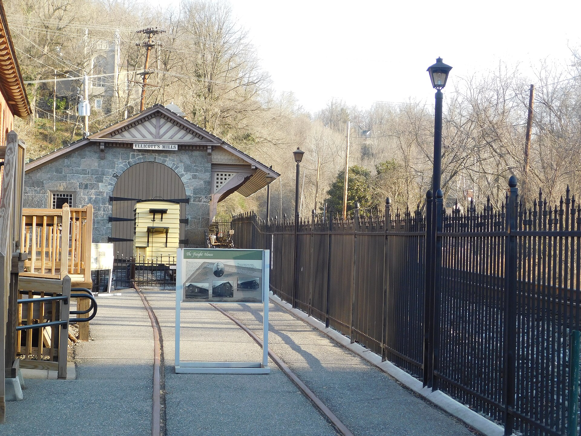 B&O Ellicott City Station Museum, the oldest surviving railroad station in the United States