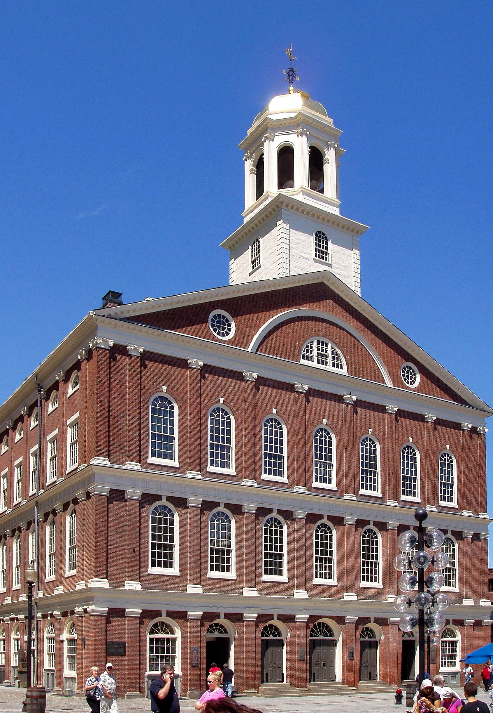 Faneuil Hall in Boston, a stop on the Freedom Trail