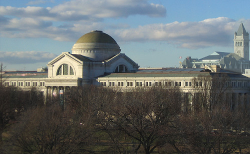 Smithsonian National Museum of Natural History building on the National Mall in Washington DC