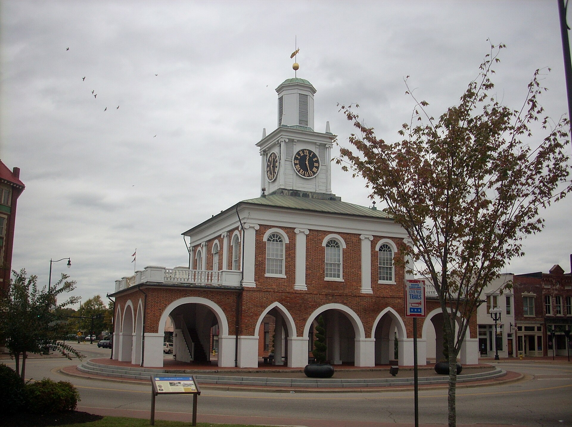Historic Market House in downtown Fayetteville, North Carolina