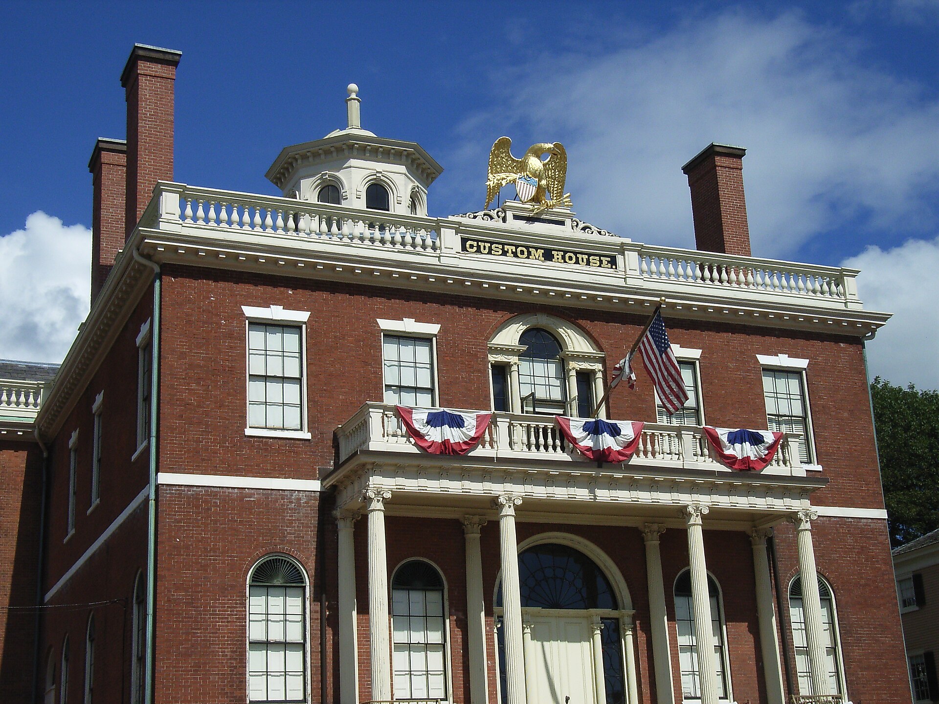 Custom House at Salem Maritime National Historical Park in Salem, Massachusetts