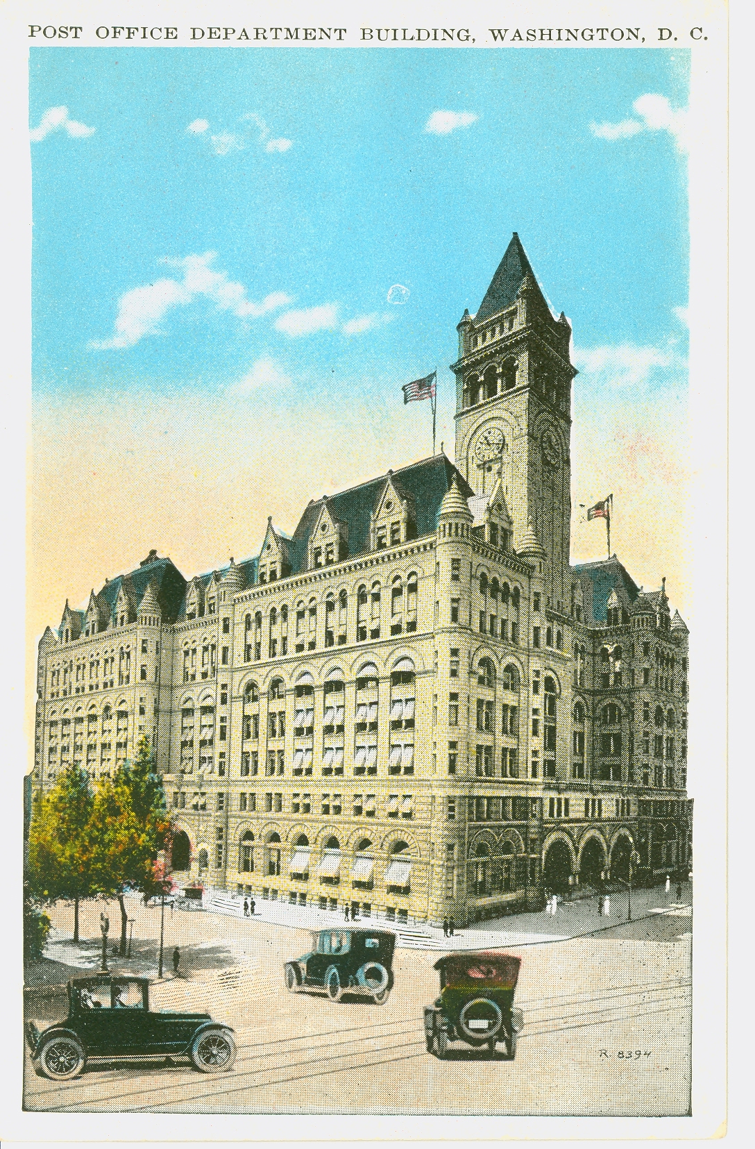 The historic Old Post Office building and clock tower on Pennsylvania Avenue, home of the Waldorf Astoria Washington DC
