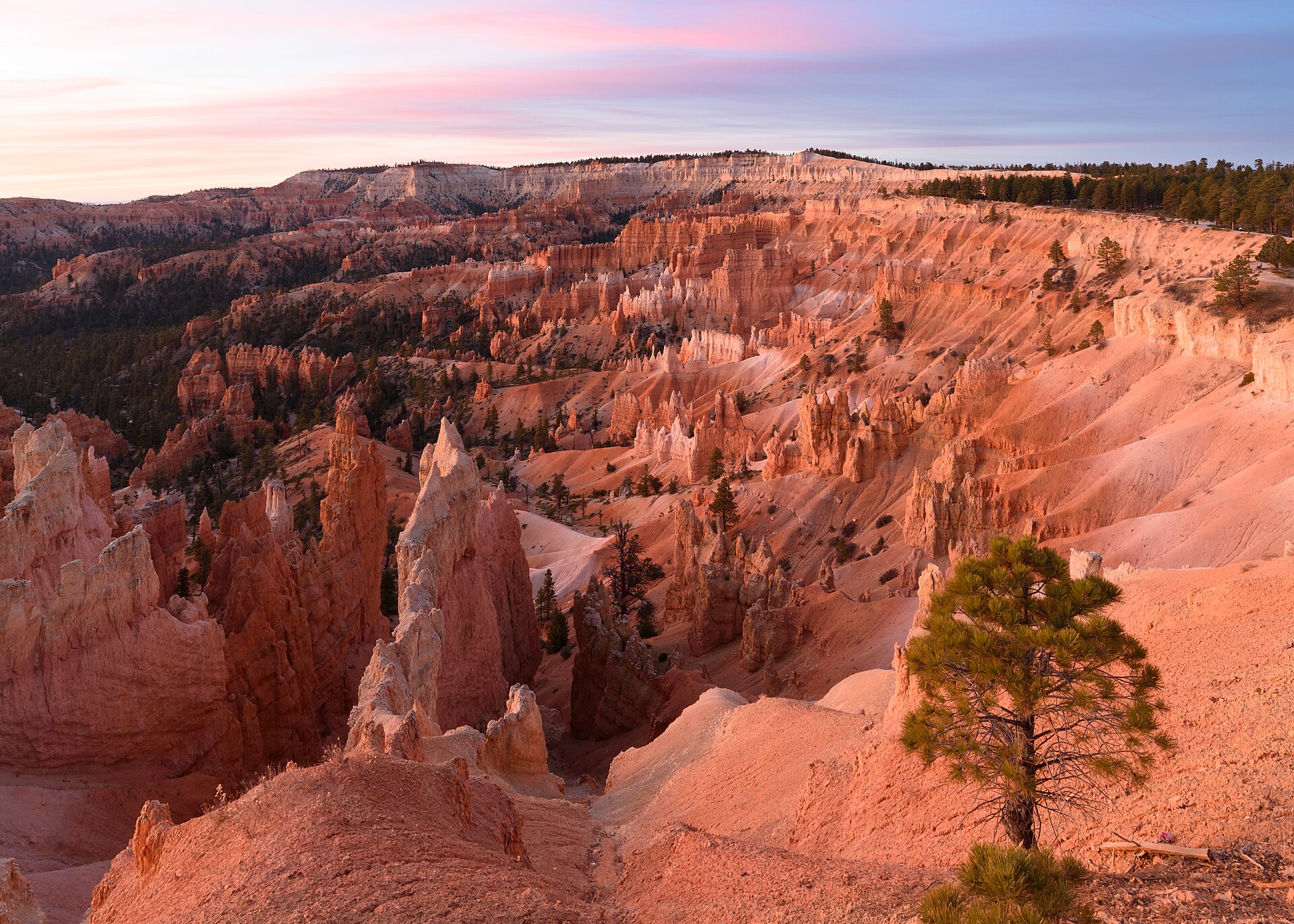 Bryce Canyon itinerary hoodoo view