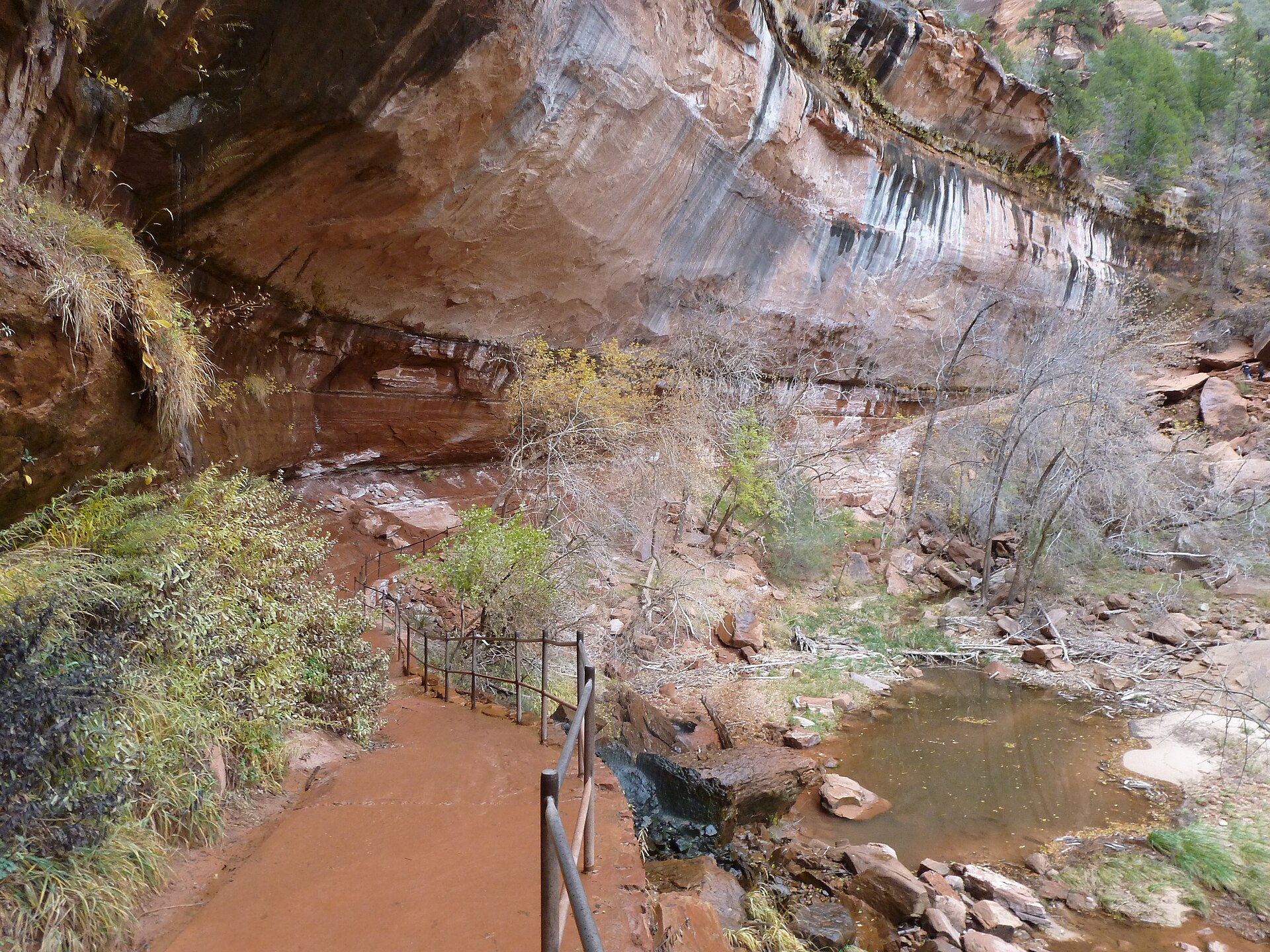 The Emerald Pools Trail in Zion National Park