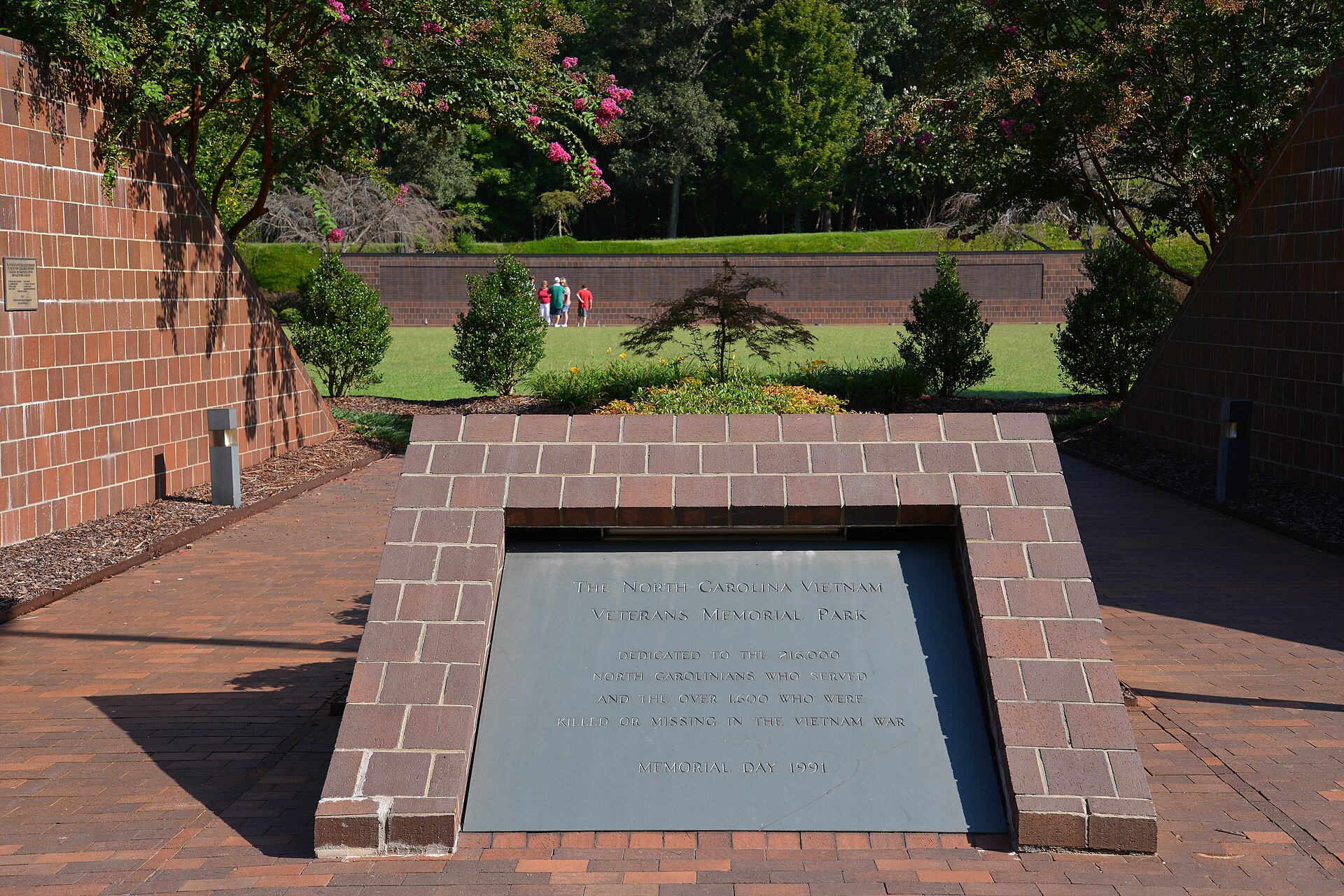 North Carolina Veterans Park in downtown Fayetteville NC, a free memorial park
