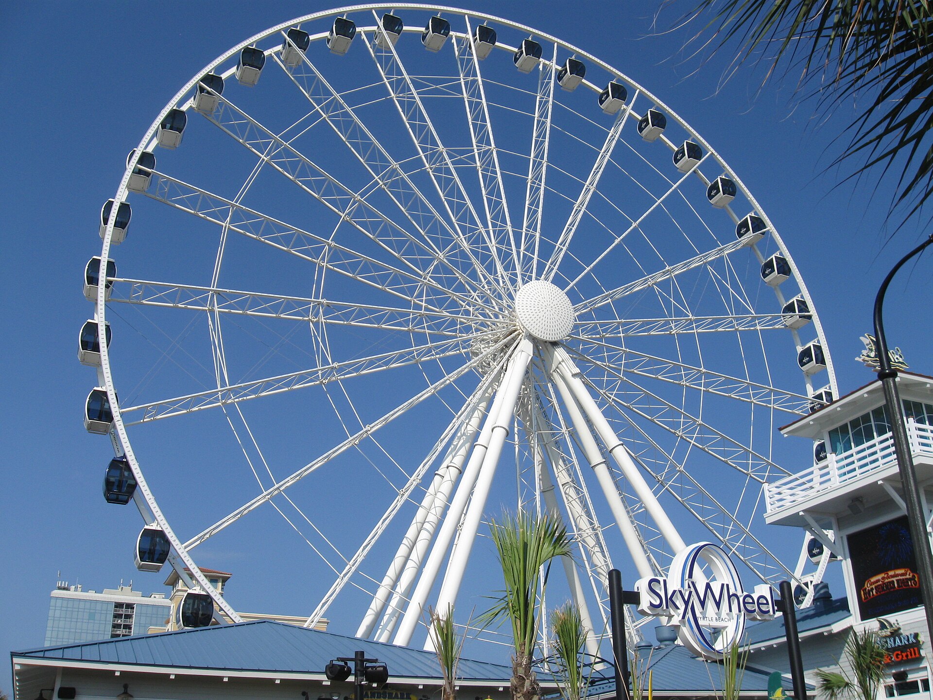 Myrtle Beach SkyWheel and beach, a top family destination in South Carolina