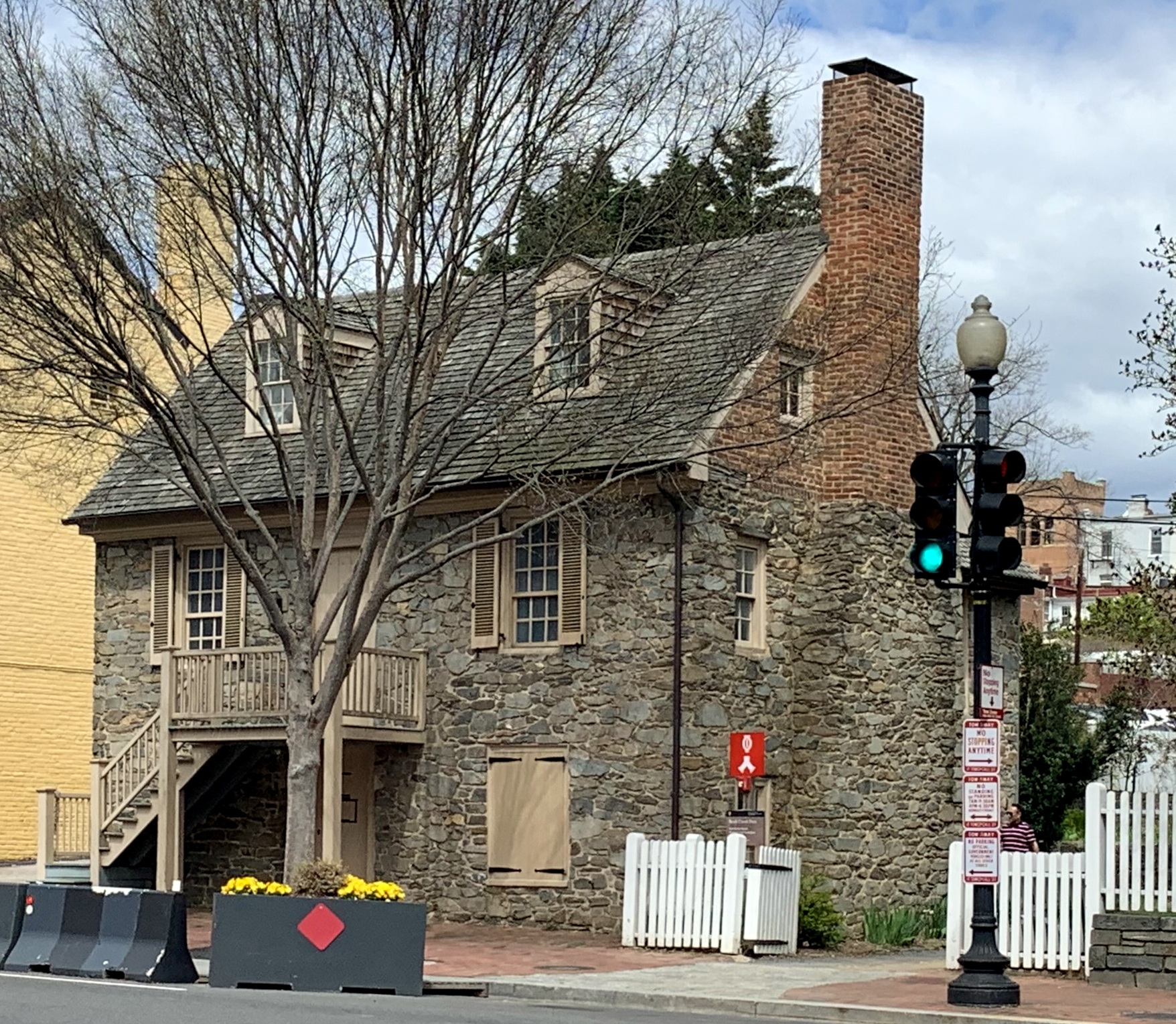 The Old Stone House on M Street, the oldest structure on its original foundation in Washington DC