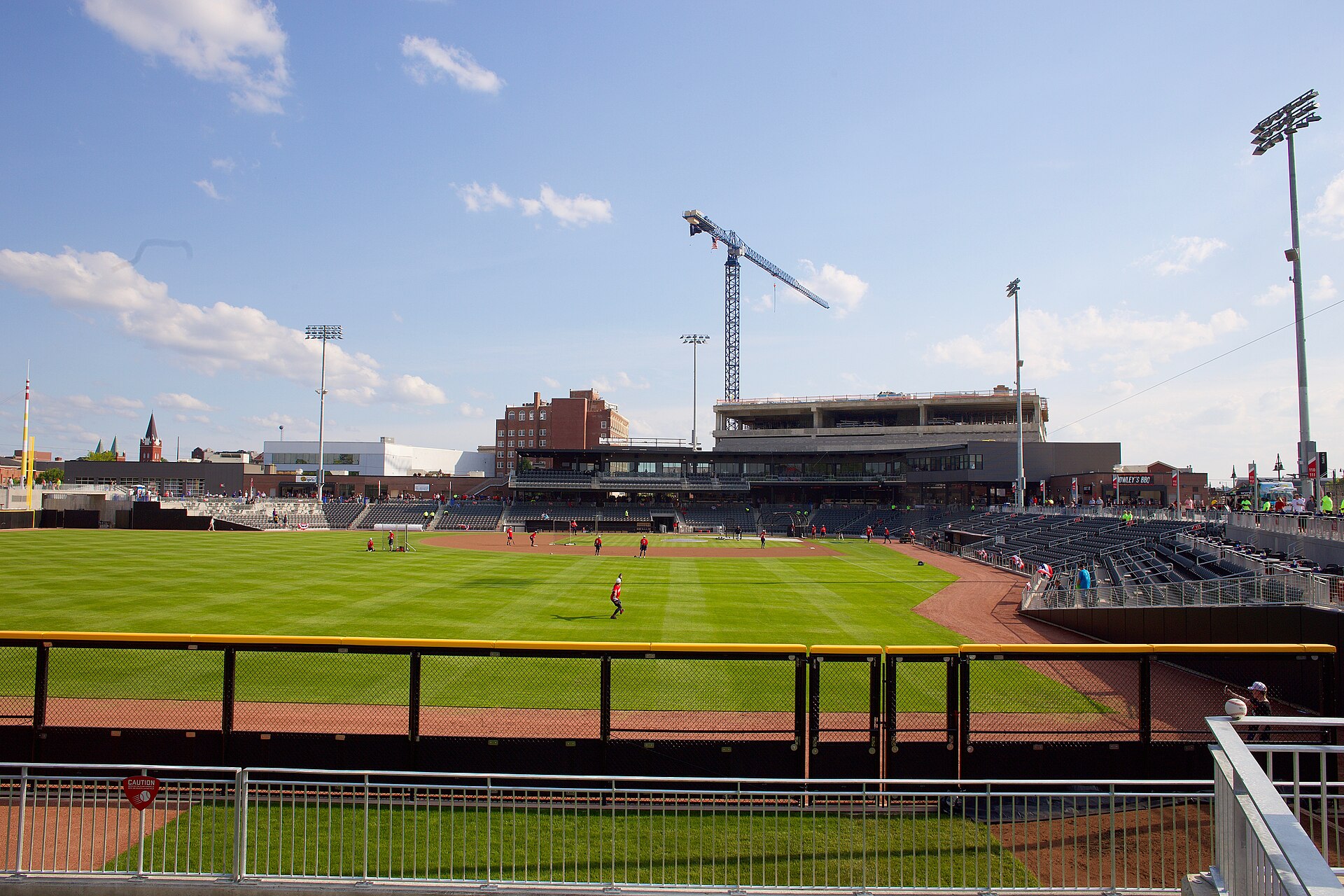 Segra Stadium in downtown Fayetteville NC, home of the Woodpeckers